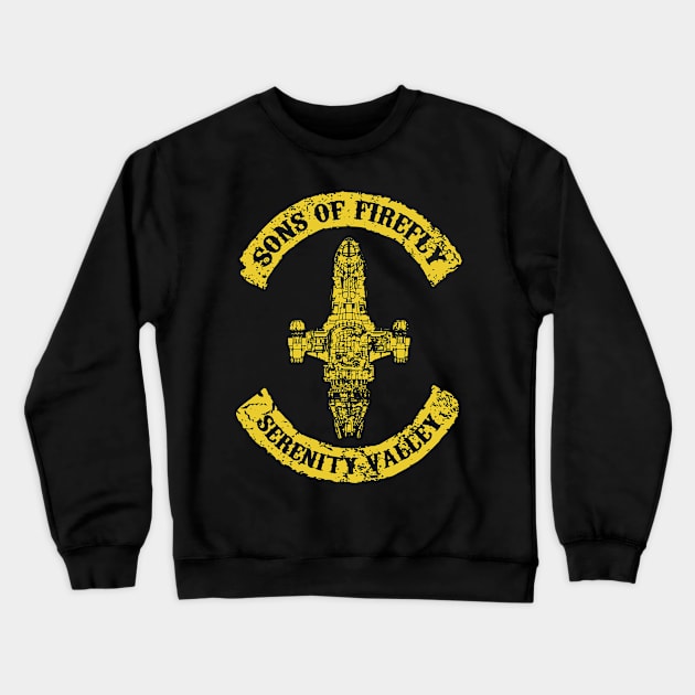 Sons Of Firefly Crewneck Sweatshirt by bigdamnbrowncoats